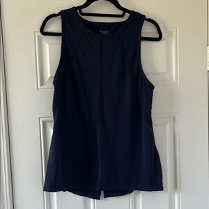 Athleta Fitted Blue Sleeveless Tank Top
